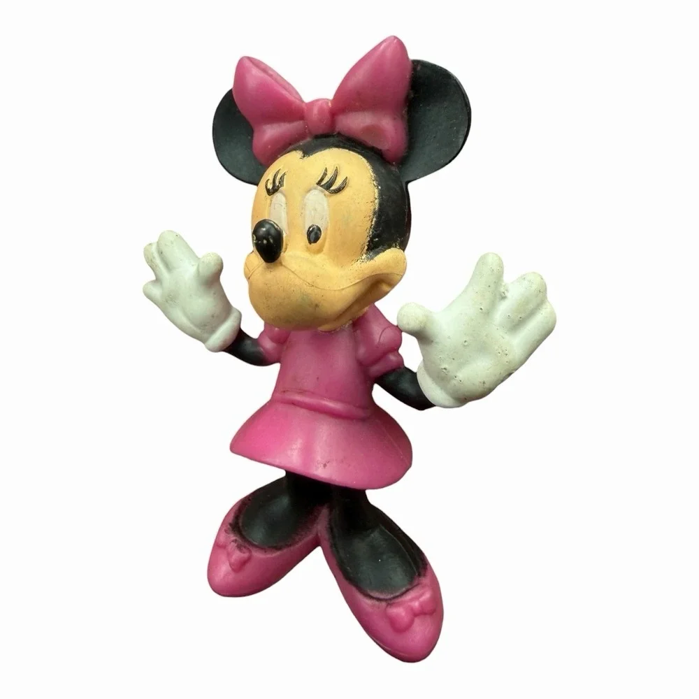 Disney Vintage Minnie Mouse Pink Dress Figure 2